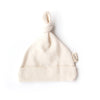 Oolie - NATURAL  | Organic Top Knot Baby Hat