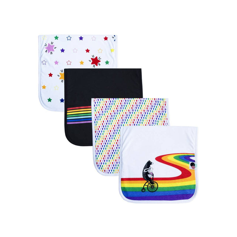 Premium Burp Cloths | RAINBOW