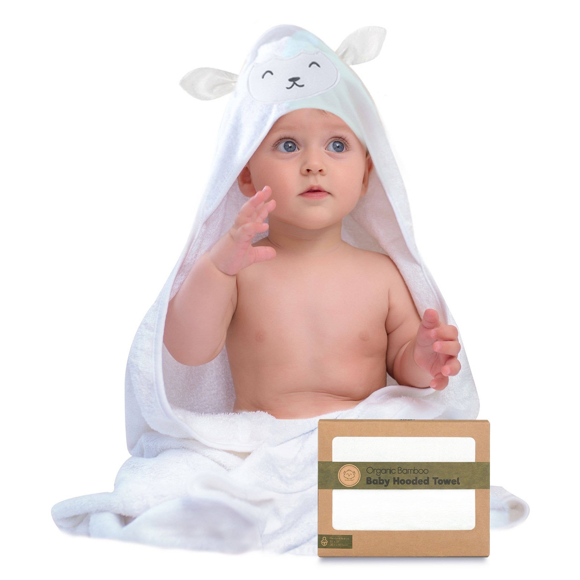 Organic bamboo discount hooded baby towel