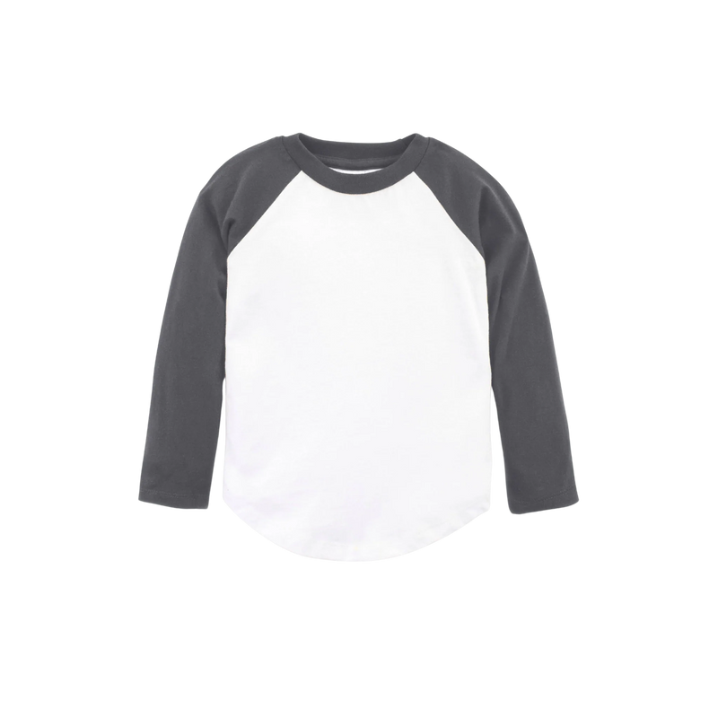 Baseball Tee | PEWTER / WHITE