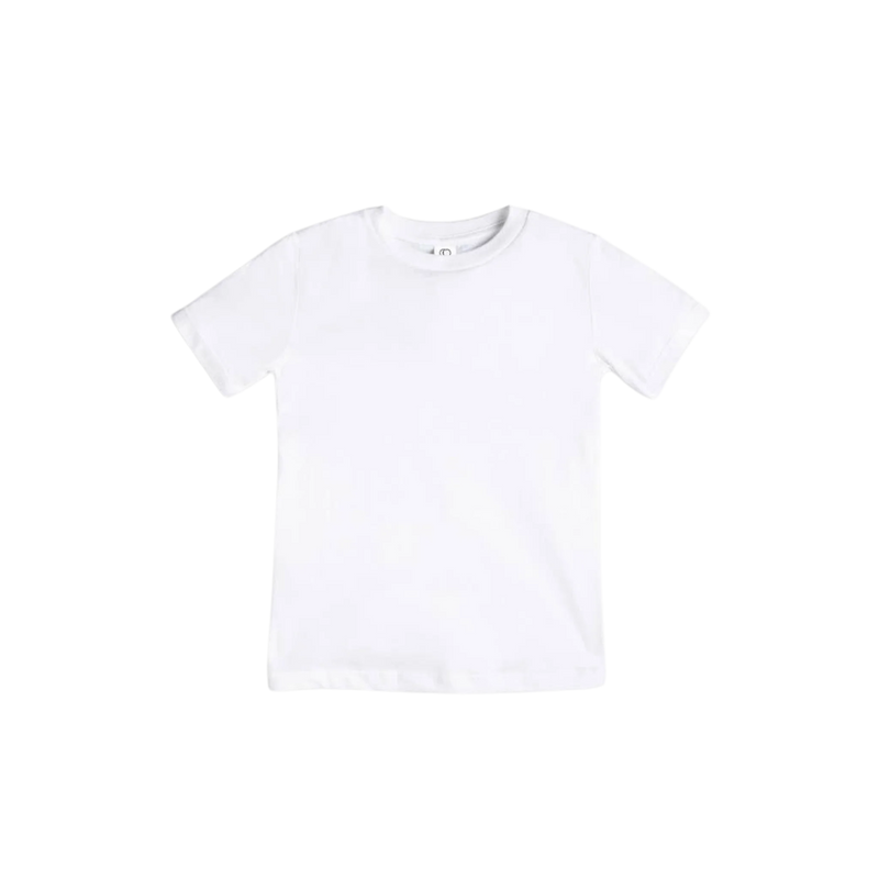 Classic Crew Neck Tee | WHITE