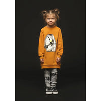 The QT - CUDDLED PENGUINS | Organic LS Sweater Dress