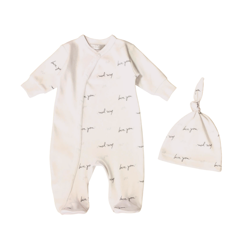 "Love You" Layette Set | WHITE