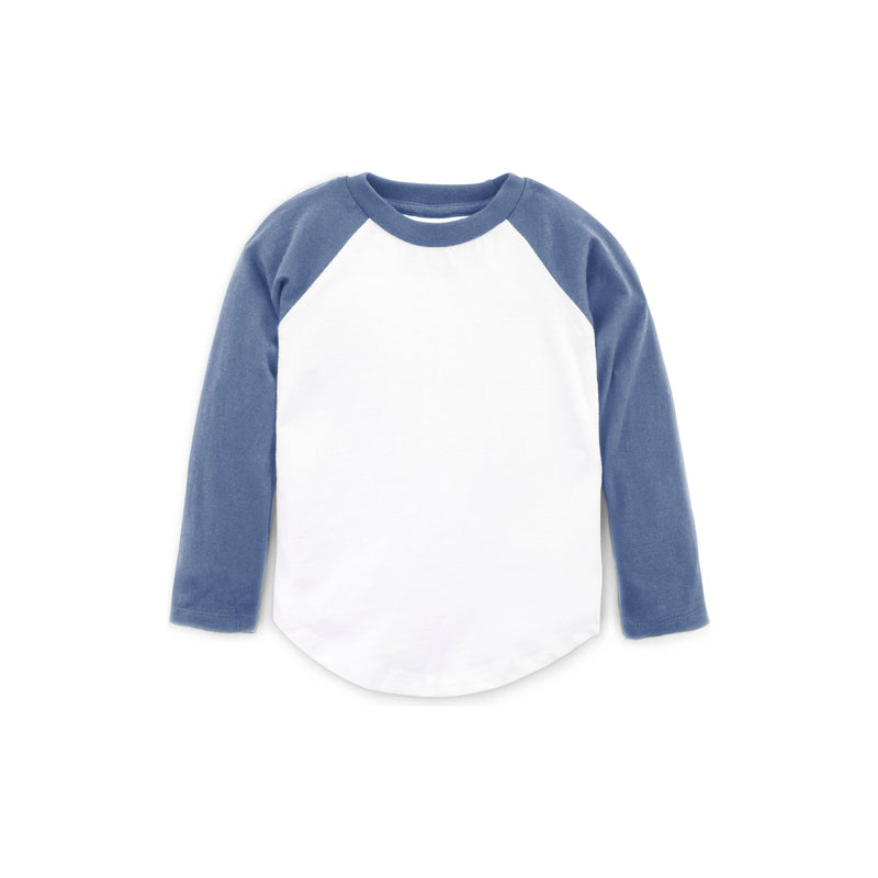 Baseball Tee | STEEL / WHITE