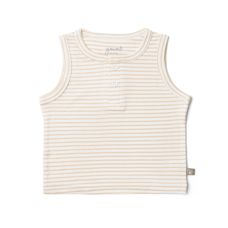 DUNE STRIPE | Bamboo Organic Cotton Tank Top