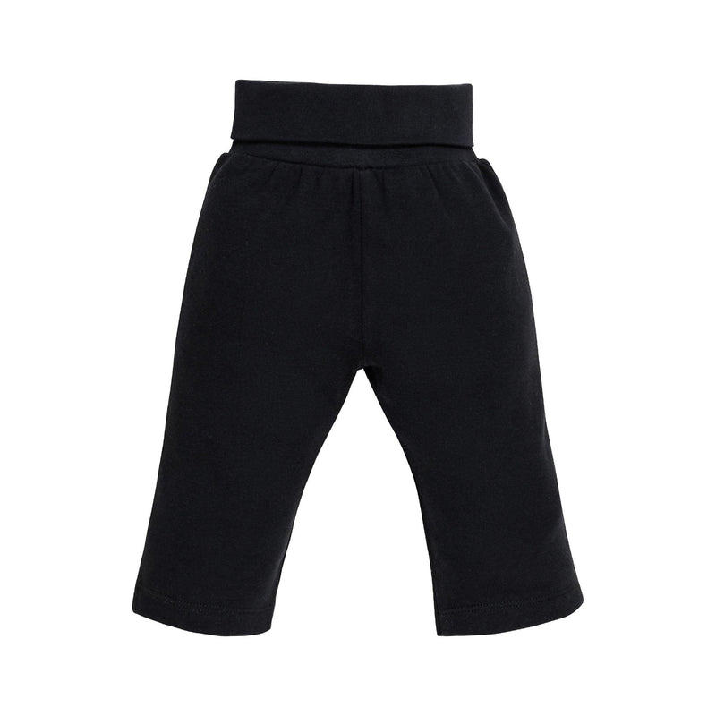 BLACK | Roll Waist Pants